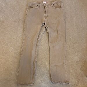 Wrangler Genuine Fit Tan Pants